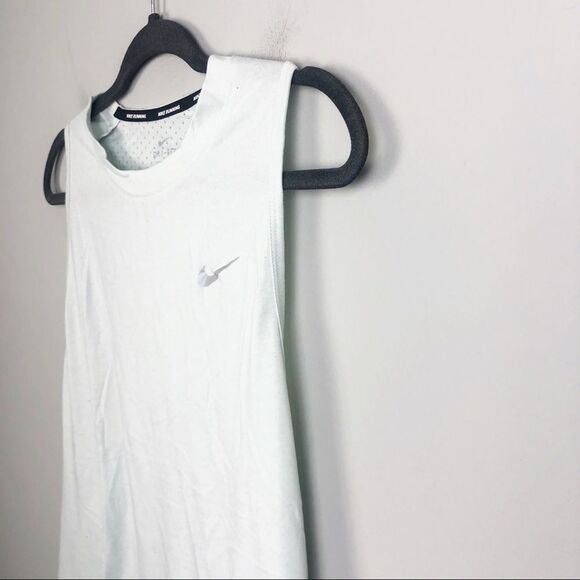 NIKE | Icy Pale Mint Green Racerback Dri-Fit Running Tank Top Women’s XL - Picture 2 of 7